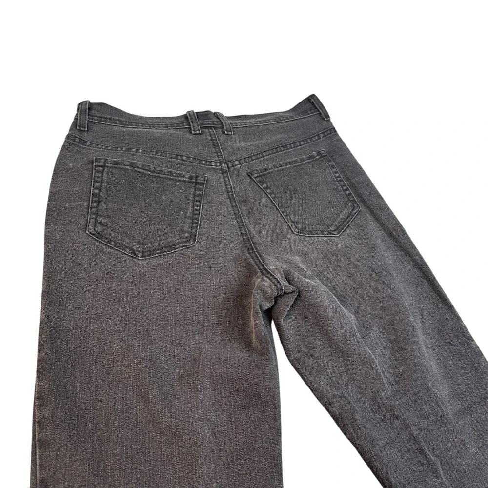 Charter Club Jean Shop Classic Straight Leg Jeans Womens 8S Gray Denim Pants 649